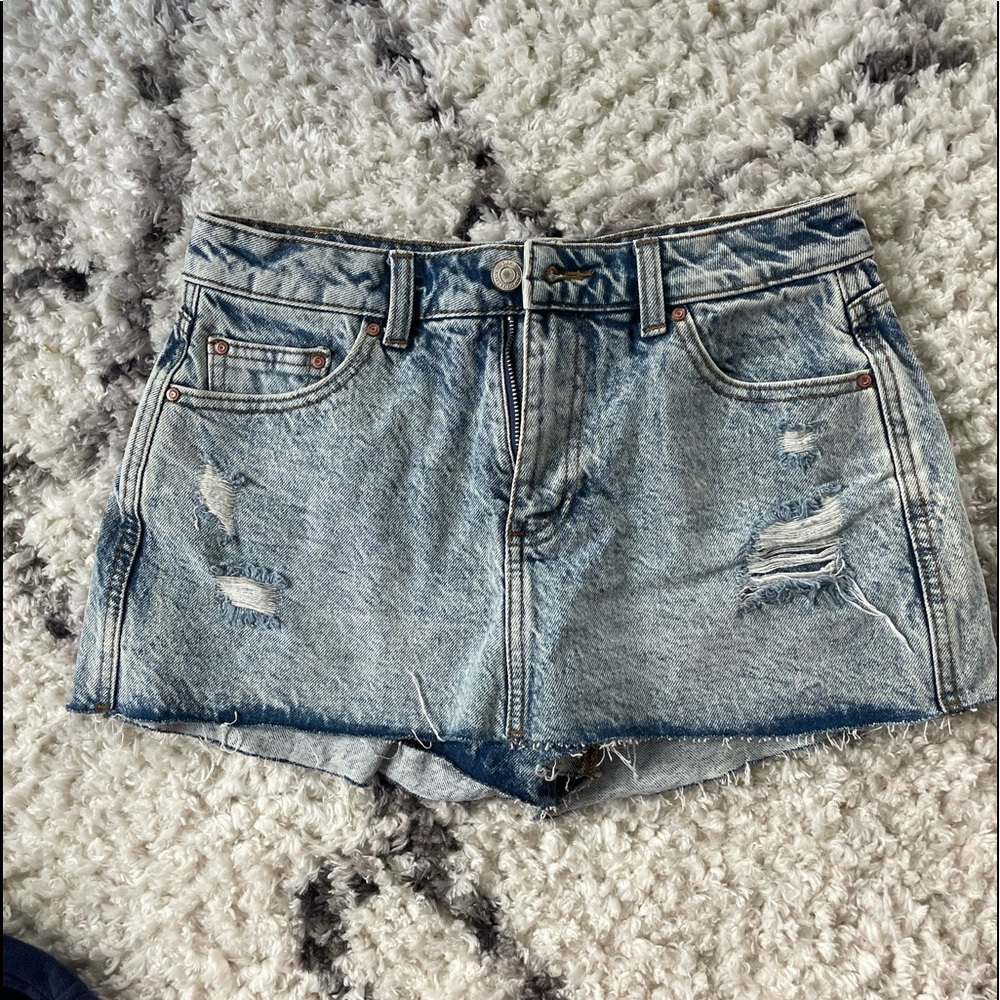 ZARA denim jean skort, size small PERFECT CONDITION